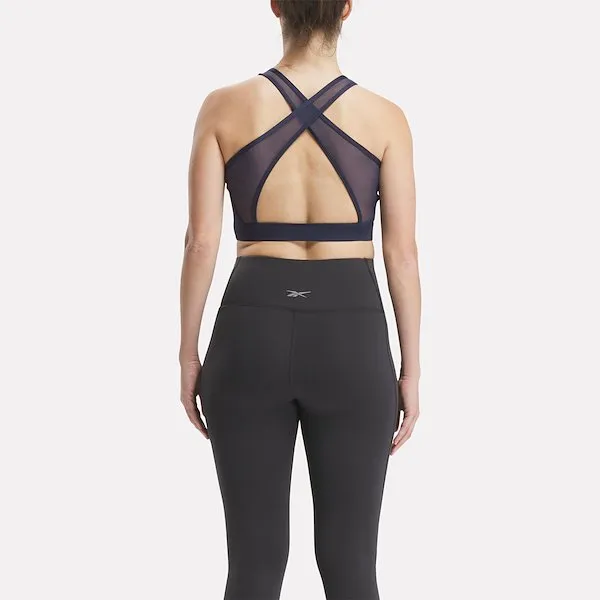 Reebok ID Train Vector Bralette Bra Women's Marine Blue-3
