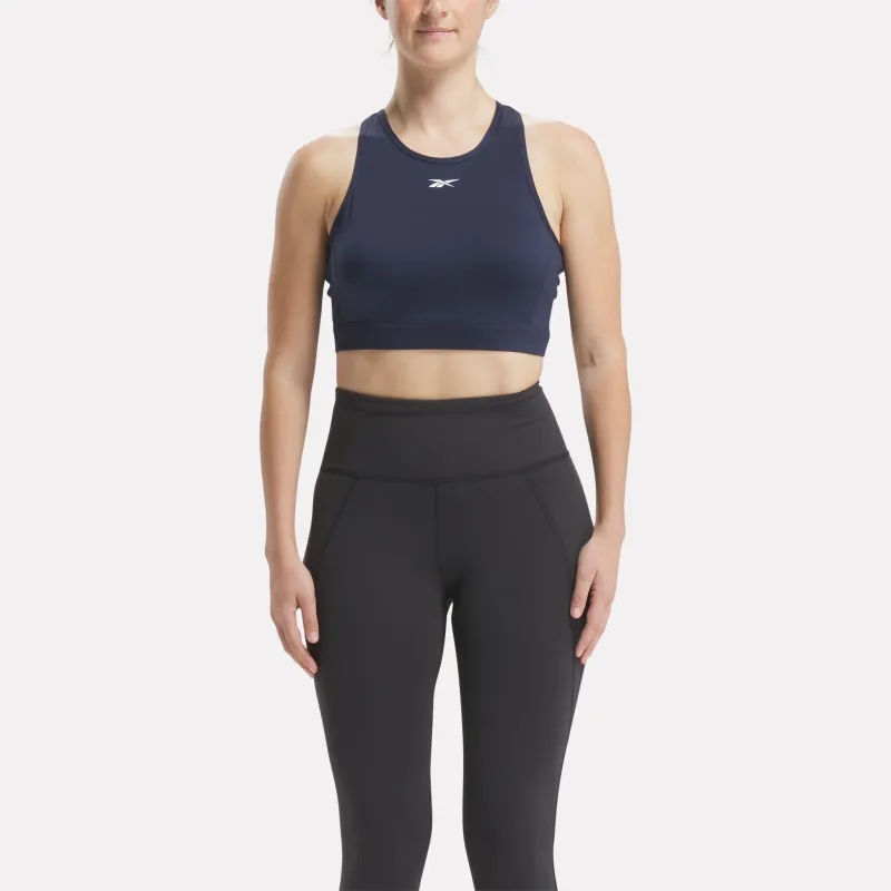 Reebok ID Train Vector Bralette Bra Women's Marine Blue-2