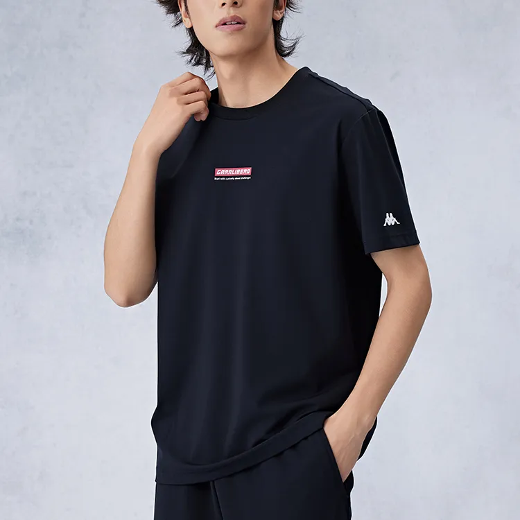 Kappa T Shirts Men Black-2
