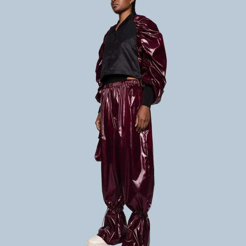 Reebok Puff-sleeves Cropped Bomber Jacket-2