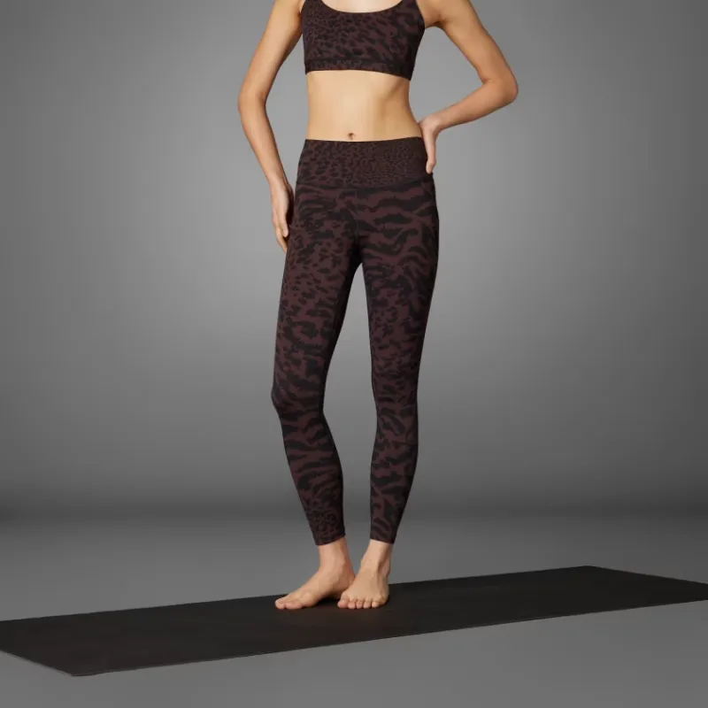 Adidas Free Shipping With AdiClub All Me Allover Print 7/8 Leggings-1