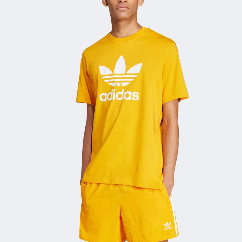 Adidas T Shirts Men Yellow-1