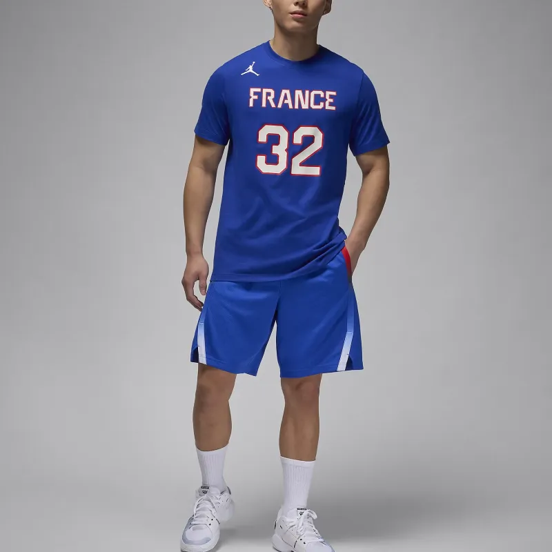 Jordan Victor Wembanyama France Men's Nike Basketball T Shirt-2