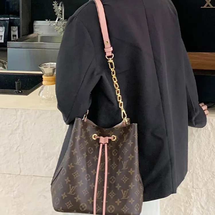 Lan Bao Fan Metal Bag Strap Women's Karat Gold-2