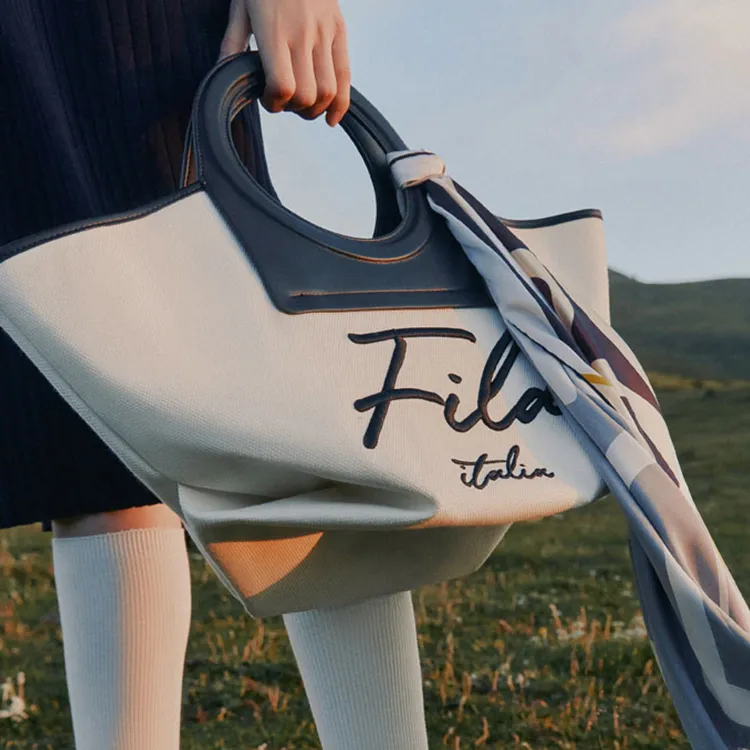 FILA PU Shoulder Bag, Handbag Women's Calamus White-4