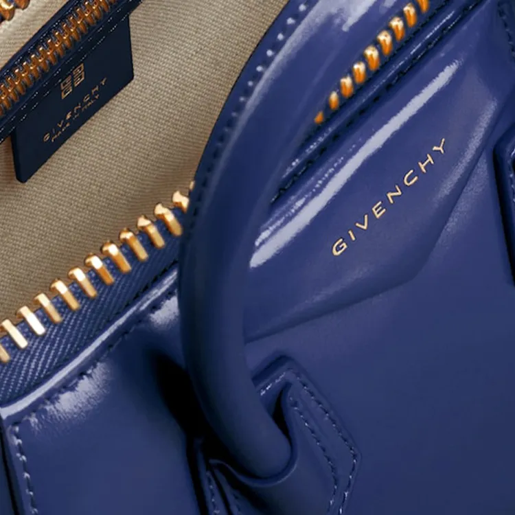 Givenchy Box Calfskin Shoulder Bag, Crossbody Bag, Handbag Mini Women's Gasoline Blue-3