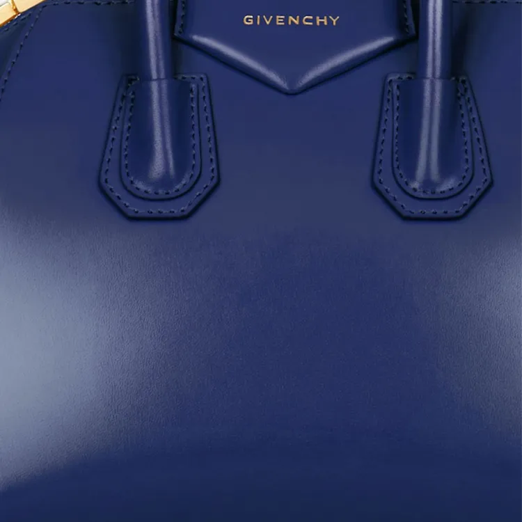 Givenchy Box Calfskin Shoulder Bag, Crossbody Bag, Handbag Mini Women's Gasoline Blue-4