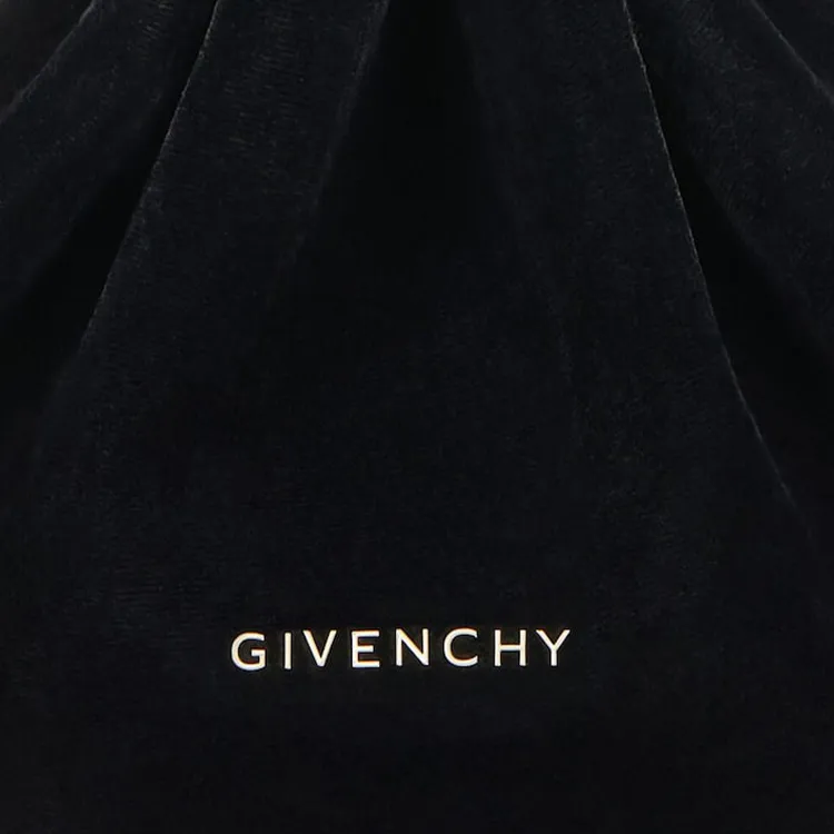 Givenchy Velvet Pumpkin Bag, Crossbody Handbag, Shoulder Bag Mini Women's Black-5