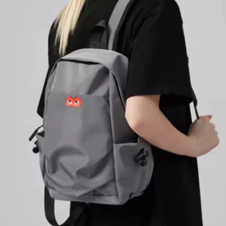 CDG Play Oxford Backpack Mini Unisex Black/Blue/Gray-8