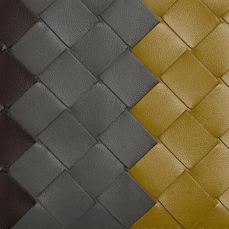 Bottega Veneta Intrecciato Calfskin Card Holder Men's Brown Iron Ore-3