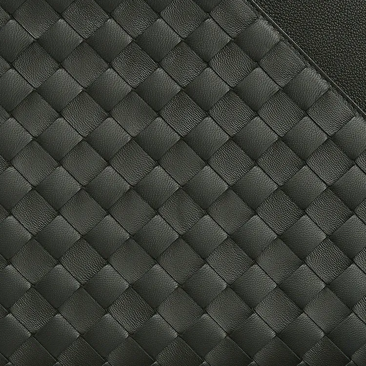 Bottega Veneta Intrecciato Lambskin Clutch Men's Dark Green-3
