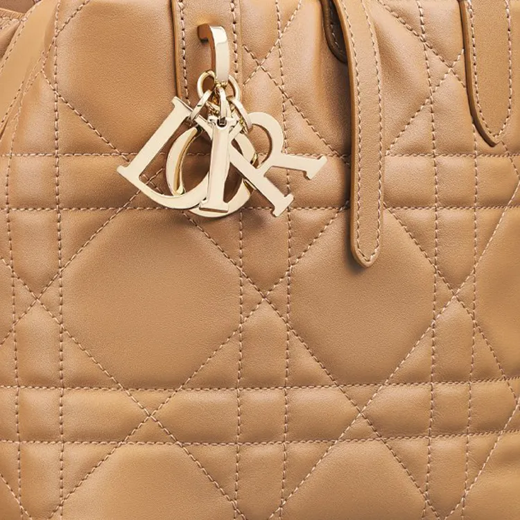 DIOR Toujours Cow Leather Native Bag, Shoulder Bag, Crossbody Bag, Handbag Trumpets Women's Bronze-5