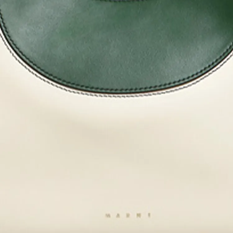 MARNI Smooth Calf Leather Hobo Bag, Handbag, Shoulder Bag Small Size Women's-3