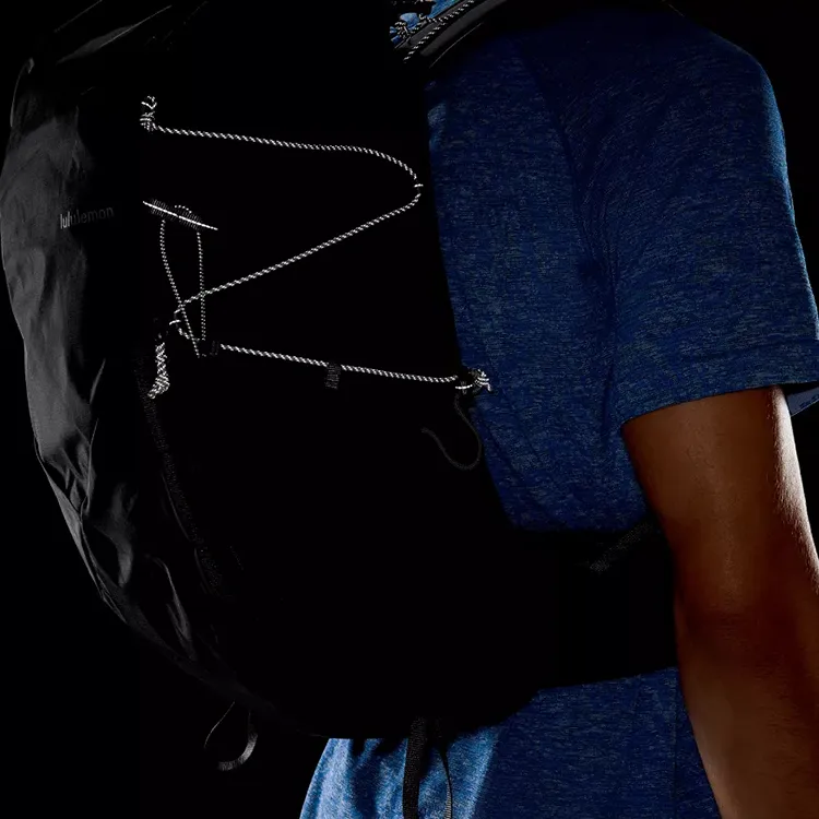 Lululemon Nylon Backpack Regular Unisex Black-7