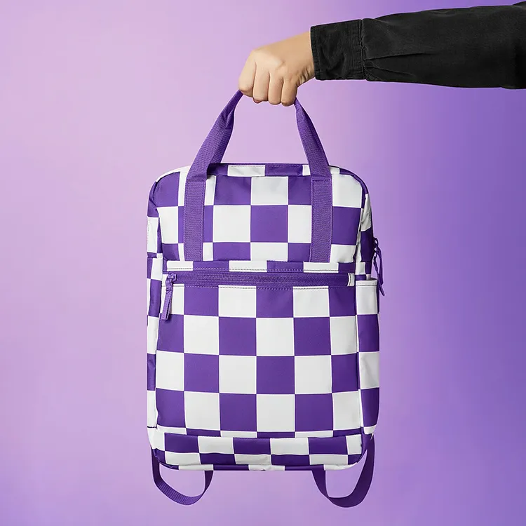 IKEA Polyester Backpack Regular Unisex Bright Purple-3