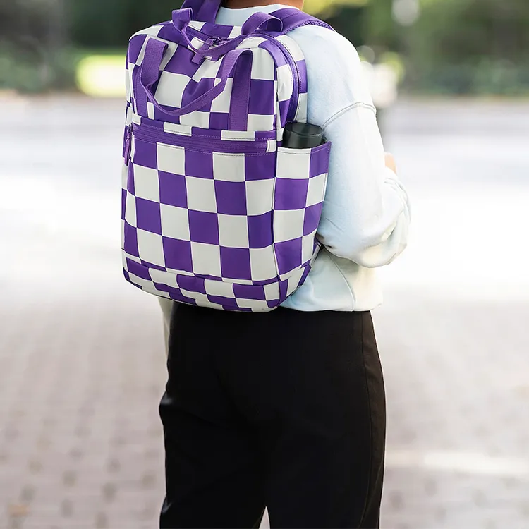 IKEA Polyester Backpack Regular Unisex Bright Purple-2