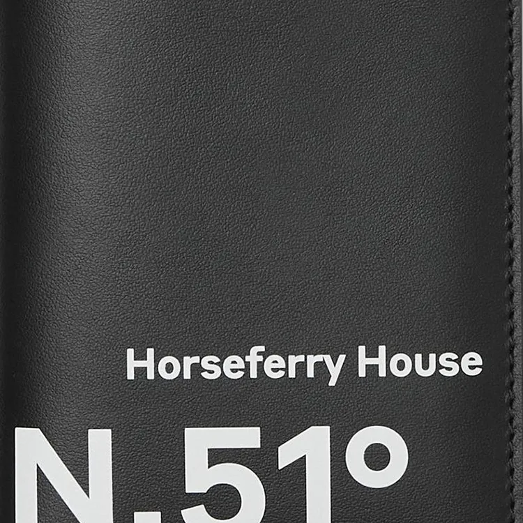 Burberry Lola Lola Bag Calfskin Passport Holder Men's Black-4