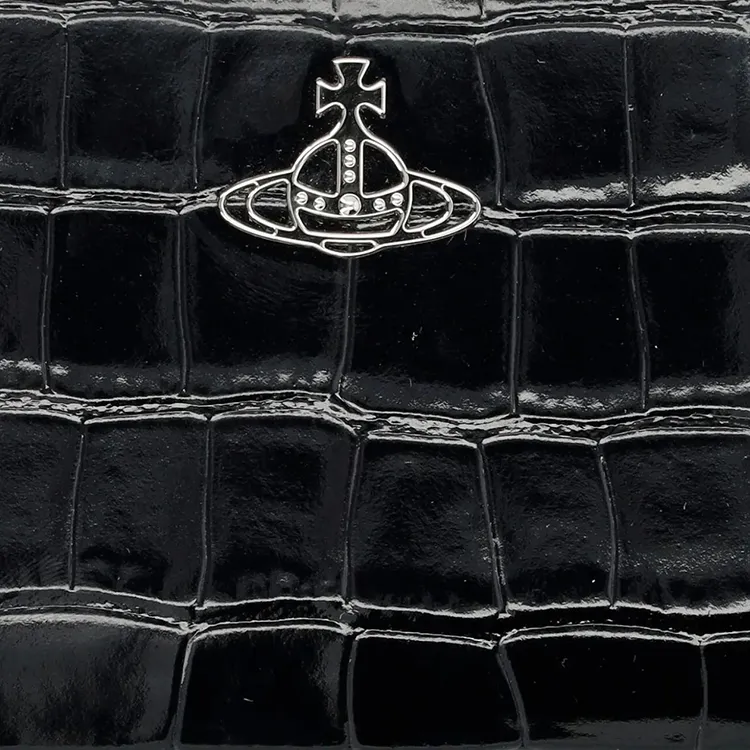 Vivienne Westwood Logo Plaque Embossed Bi Fold Wallet-3