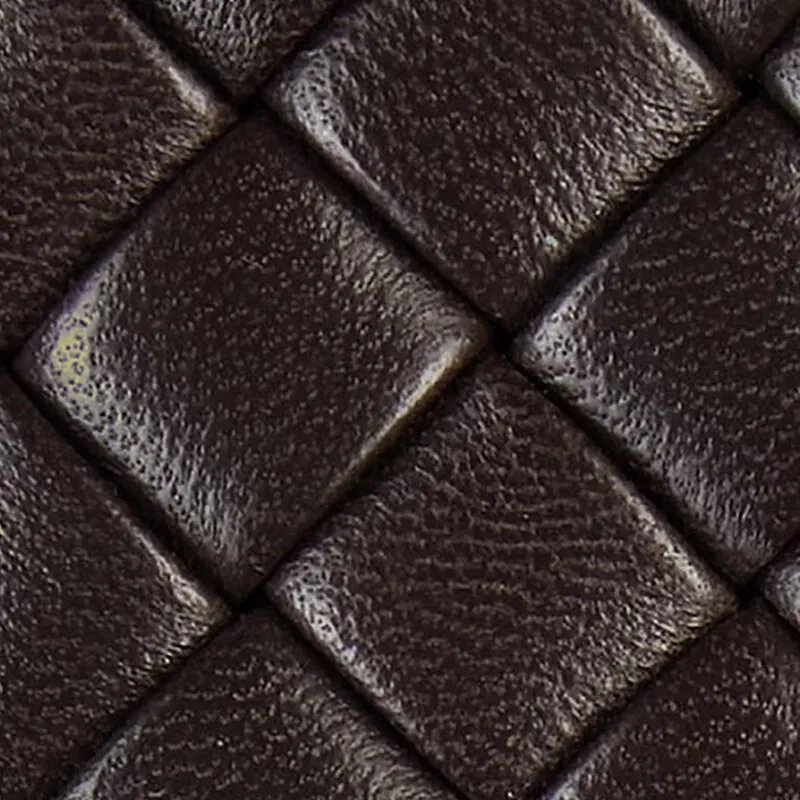 Bottega Veneta Lambskin Clutch Women's Dark Brown-4