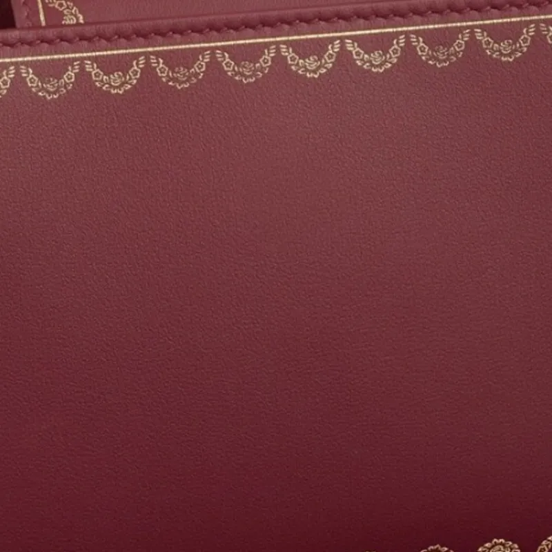 CARTIER GUIRLANDE Calfskin Handbag Shoulder Bag Crossbody Bag Extra Mini Women's Burgundy-3