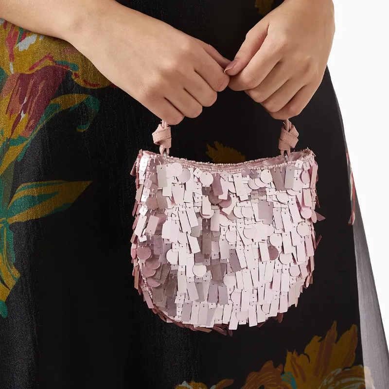 Staud Crescent Paillette-embellished Tote Bag-2