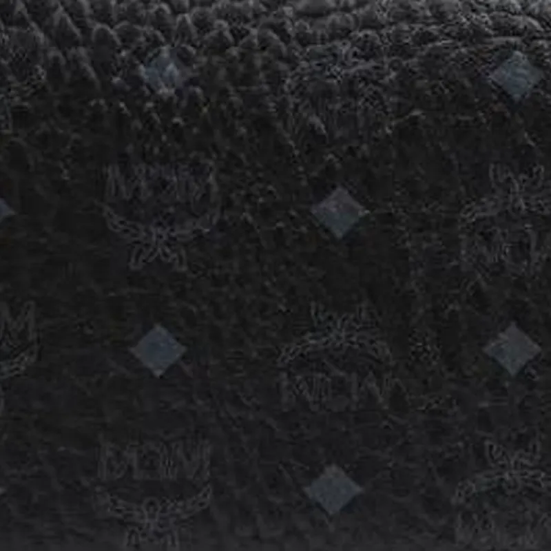 MCM Zip Around Wallet Visetos Large Black-5