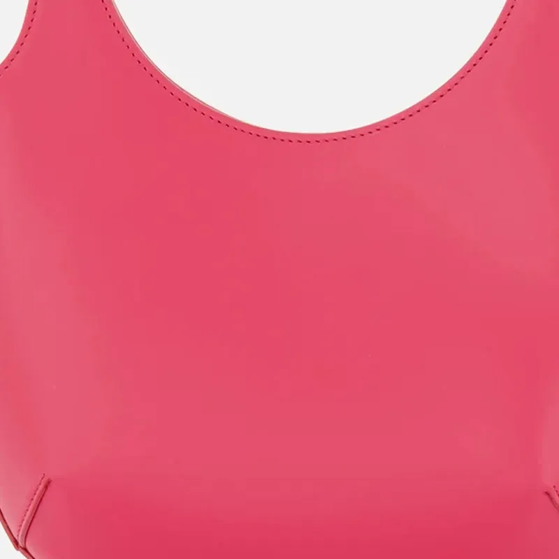 COURREGES Leather Handbag Women's Pink-3