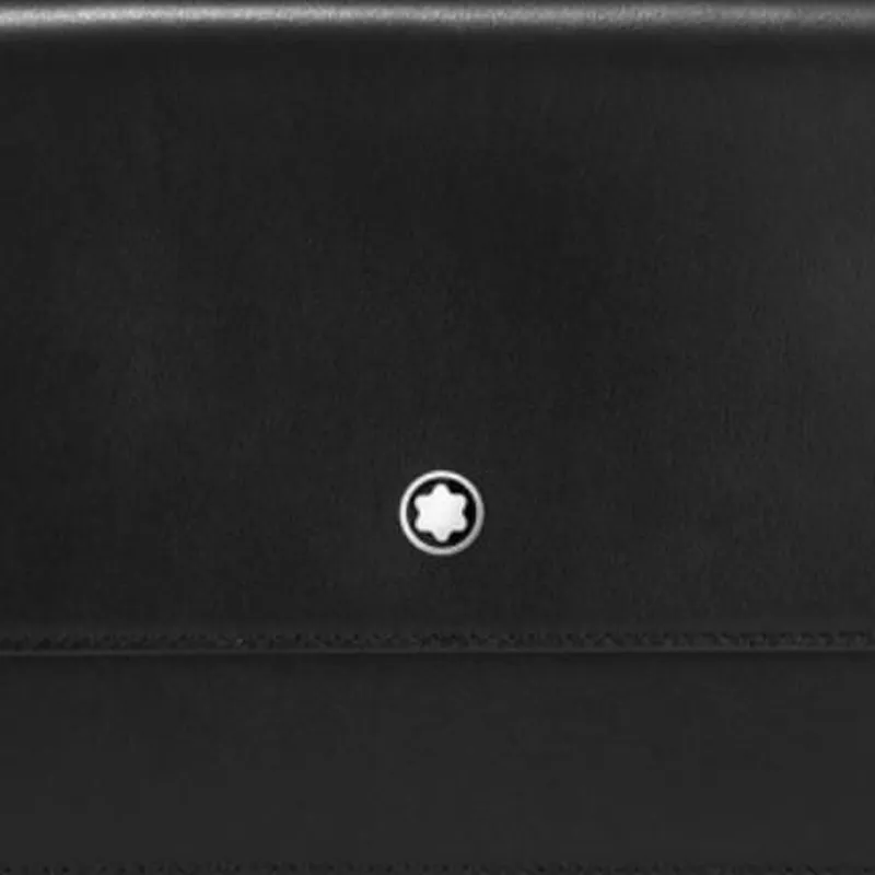 MONTBLANC Meisterstuck Calfskin Clutch Mini Men's Black-5