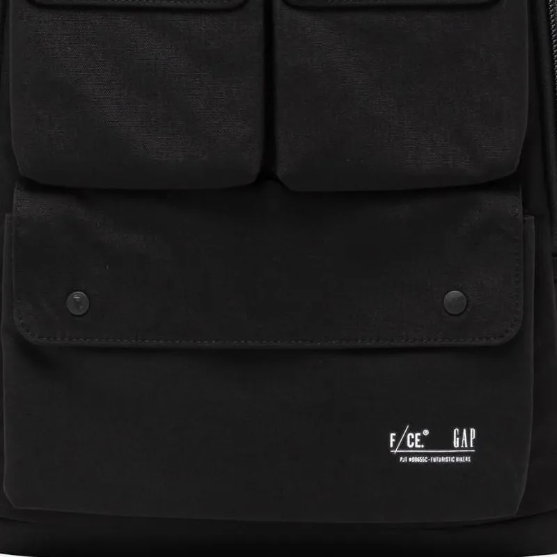 GAP Polyamide Backpack Large Size Unisex Black-4