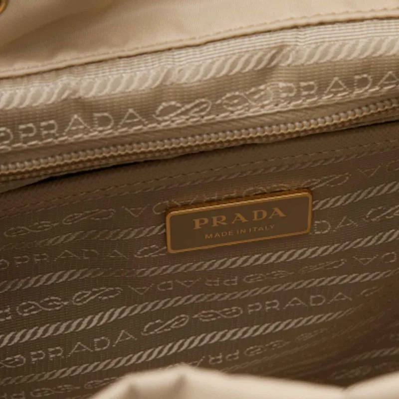 PRADA Re Edition Recycled Nylon Backpack Small Size Women's Desert-4