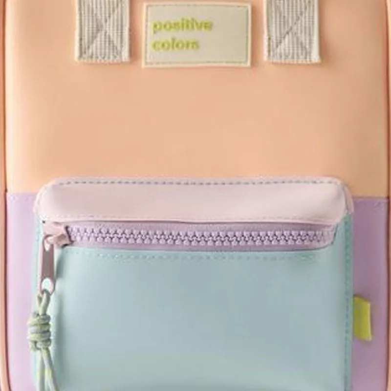 ZARA Thermoplastic Polyurethane Backpack Mini Women's Blue & Pink-4