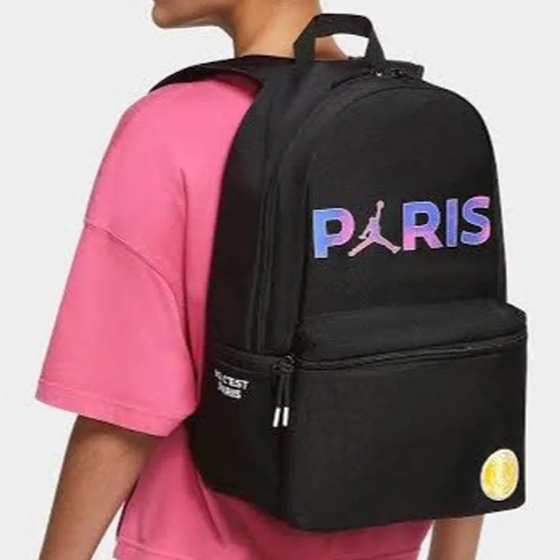 Jordan Large Paris Collaboration Polyester Backpack Regular Men's Black-3