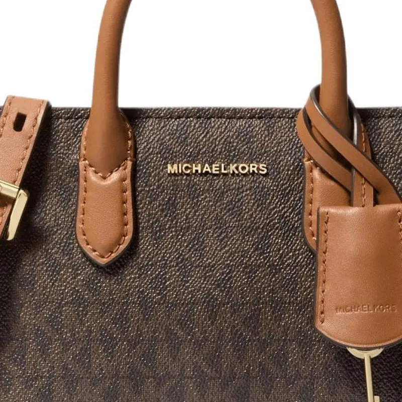 MICHAEL KORS Leather Shoulder Bag, Crossbody Bag, Handbag Extra Small Women's Dark Brown-2