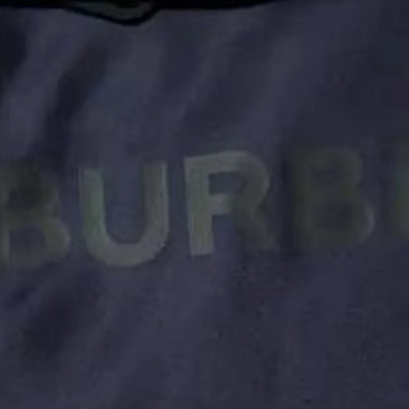Burberry Polyamide Wrist Bag Clutch Men's Marine Blue-6