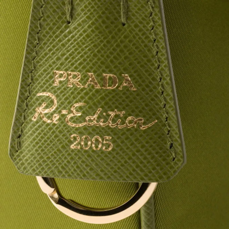 PRADA Re Edition Recycled Polyamide Hobo Bag Handbag Mini Women's Ivy-4
