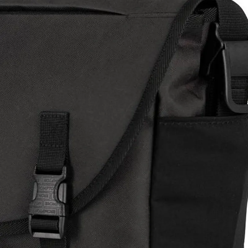 BROMPTON Polyester Messenger Bag Crossbody Bag Shoulder Bag Medium Size Men's Black-4