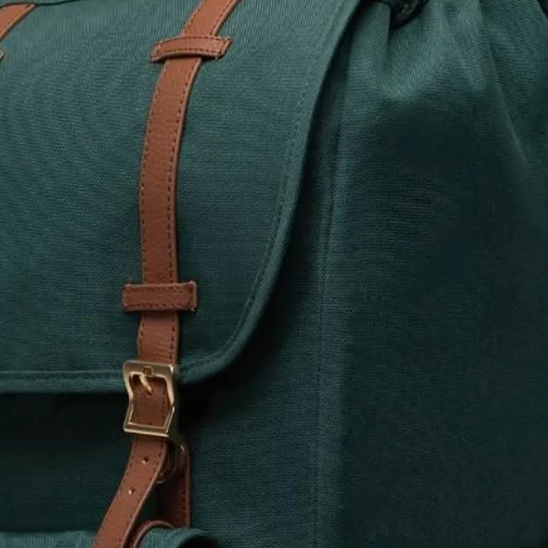 Herschel Recycled Fabric Backpack Unisex Dark Green-5