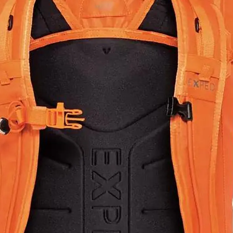 EXPED Recycled Nylon Outdoor Hiking Bag Backpacks Medium Size Unisex Orange-3