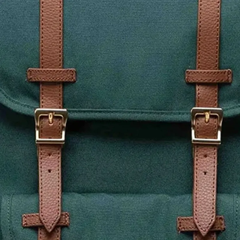 Herschel Recycled Fabric Backpack Unisex Dark Green-4