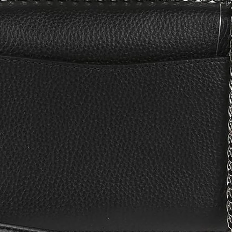 MICHAEL KORS Leather Crossbody Bag Shoulder Bag Women's Black-4