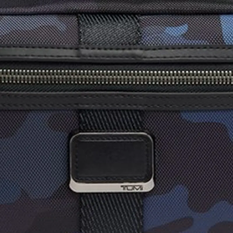 TUMI Alpha Bravo Canvas Toiletry Bag Men's Camouflage Blue-4