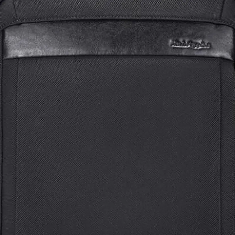 Hush Puppies Cow Leather Backpack Medium Size Men's Black-3