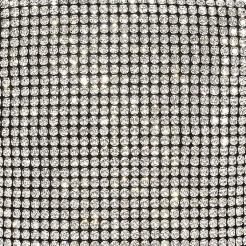 Self portrait Crystal Fishnet Tote Bag-4