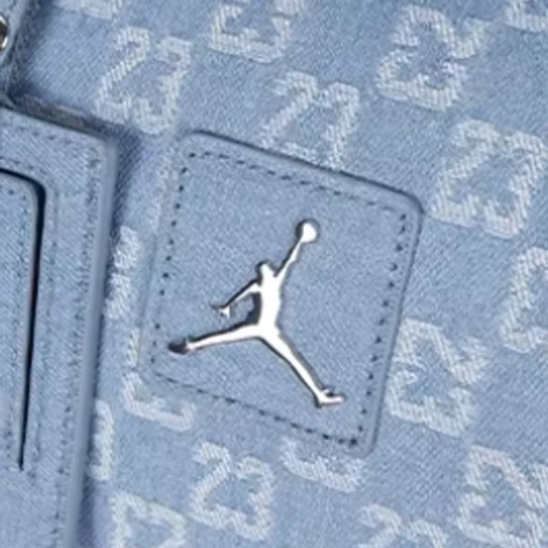 Jordan Denim Travel Bag 25L Unisex Blue-4