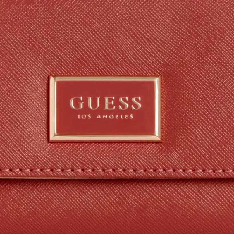 GUESS Artificial Leather Wallet Women's Red-3