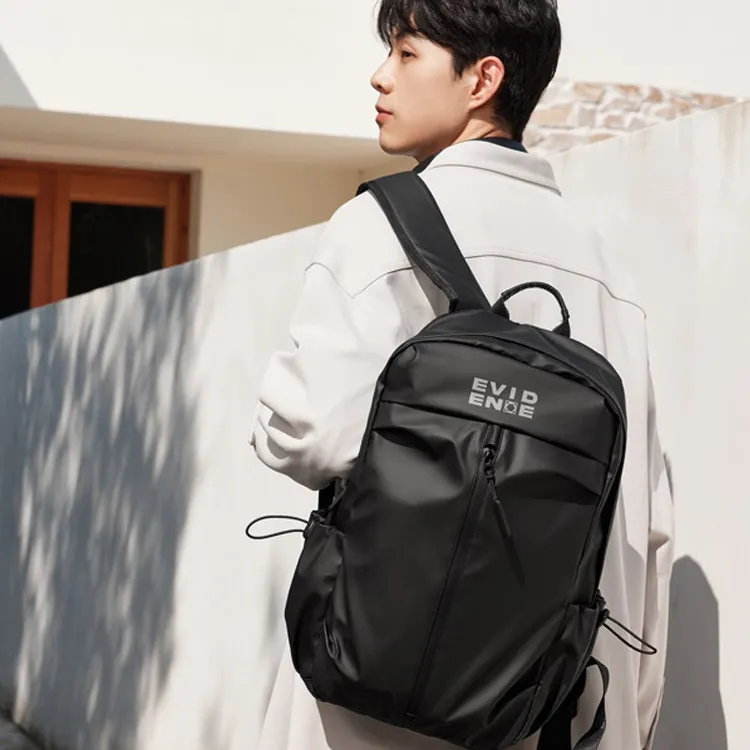 SEM/R Polyester Laptop Bag Backpack Tubas Unisex White Green Tone/Khaki/Ecru/Black-2