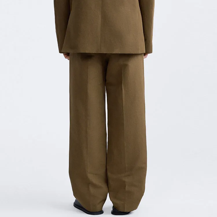 ZARA Suit Trouser Men's Toffee Color-3