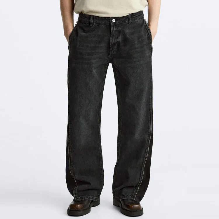 ZARA Jeans Men Gray-2