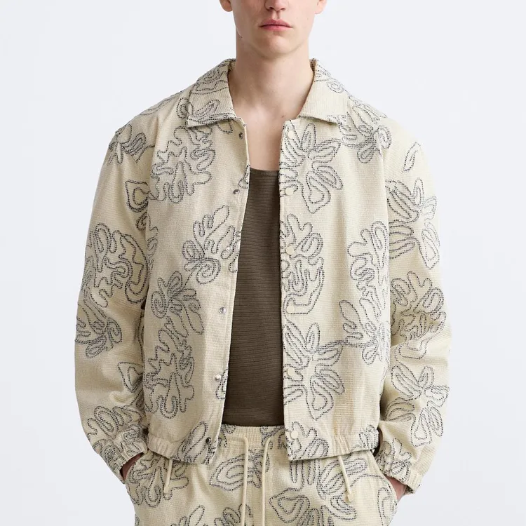 ZARA Jackets Coats Men's Yellow-2