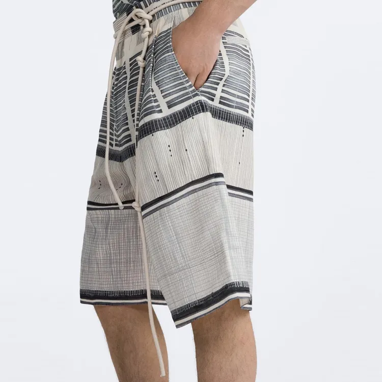 ZARA Casual Shorts Men Gray-4